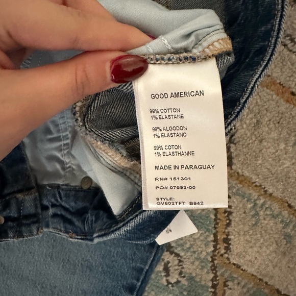 GOOD AMERICAN GOOD VINTAGE JEANS NEW WITH TAGS - Picture 7 of 10
